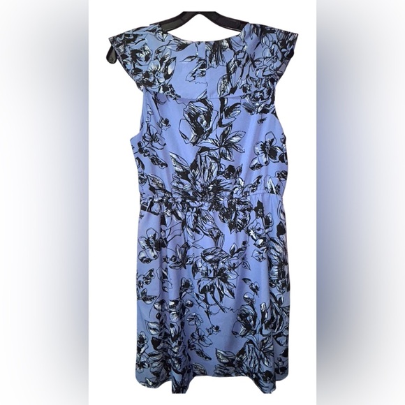 BCBGeneration Blue and White Sleeveless Sundress - Picture 2 of 5